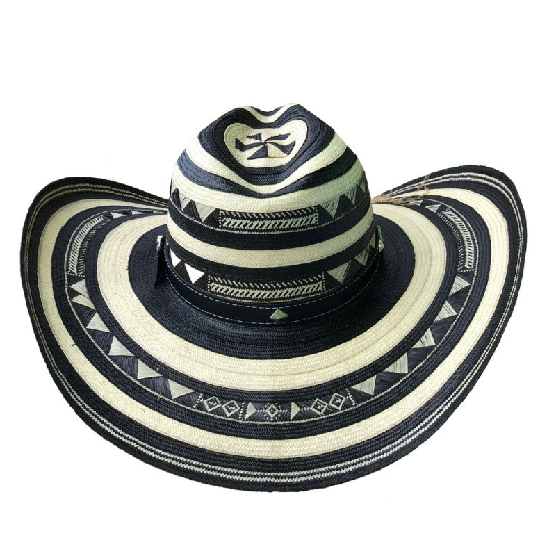 Sombrero 23 Fibras Negro Hormado