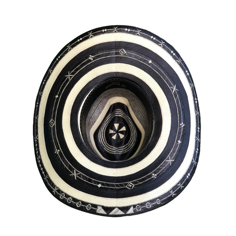 Sombrero 23 Fibras Negro Hormado