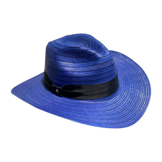 Sombrero 23 Fibras Panameño Azul MY
