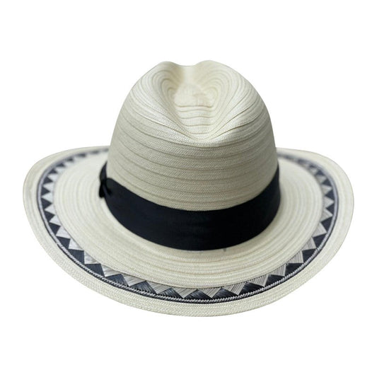 Sombrero 23 Fibras Panameño Blanco Fino MY