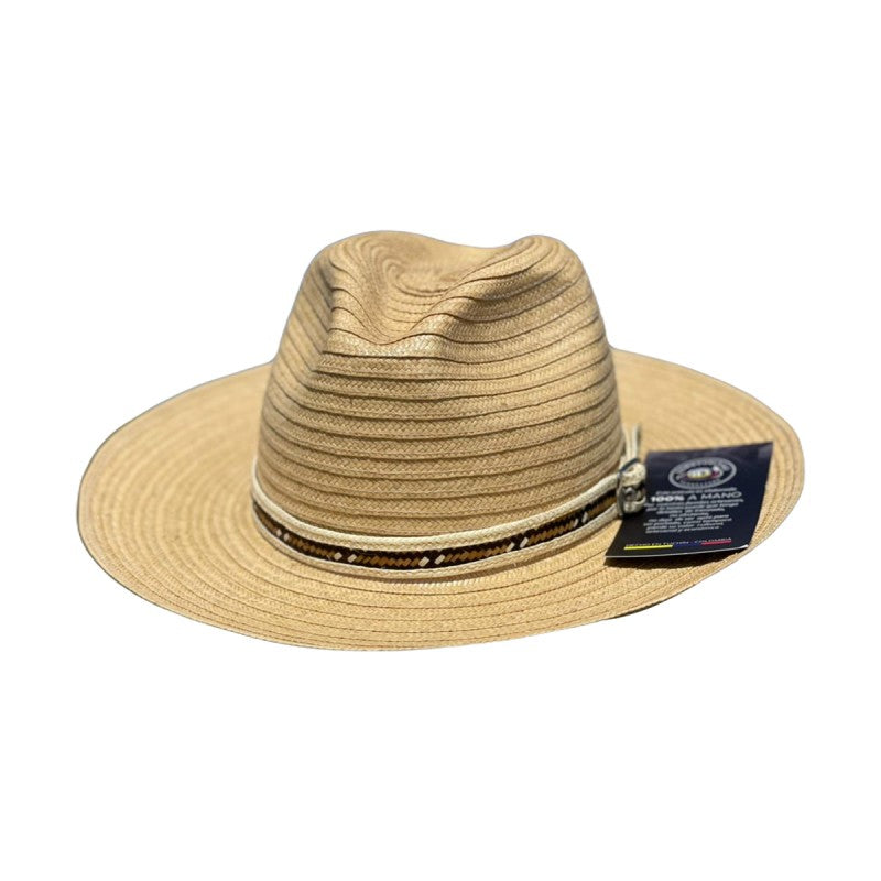 Sombrero Ala Corta Exclusivo Fino Artesanal