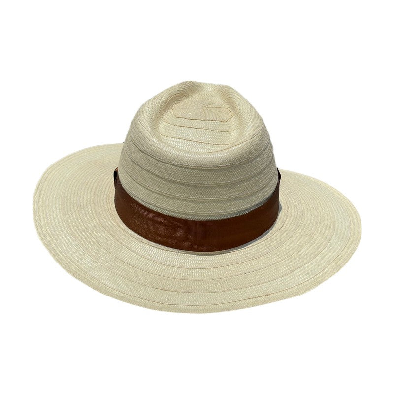 Sombrero Ala Corta Fino Exclusivo Beige