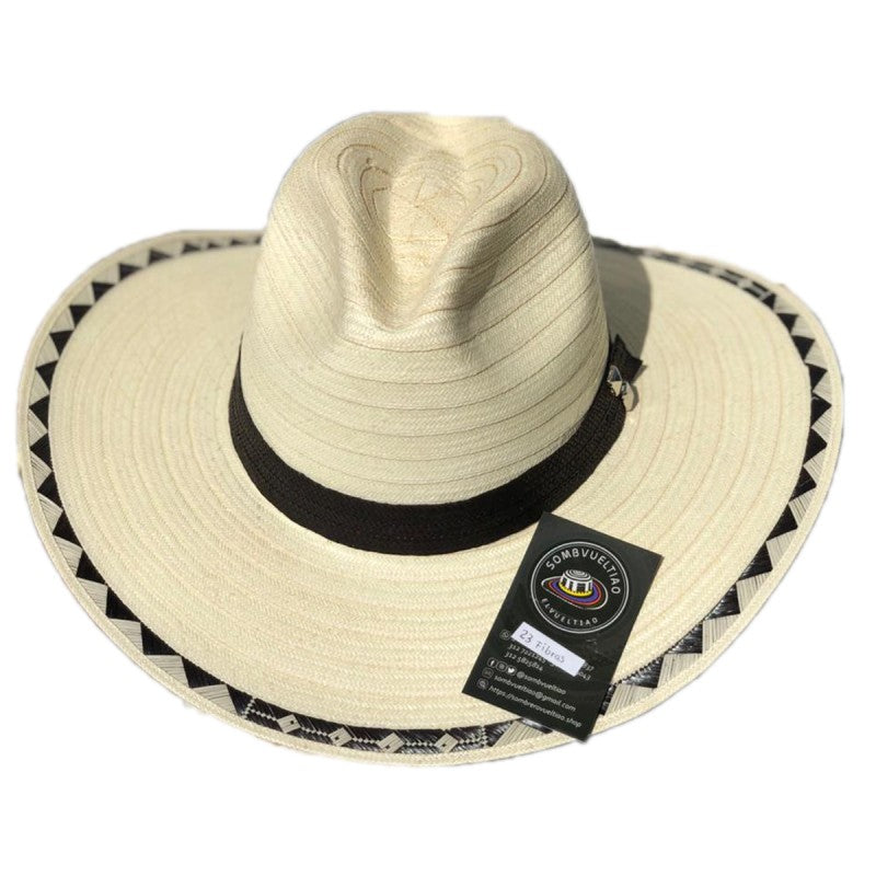 Sombrero Ala Corta Tejido Fino