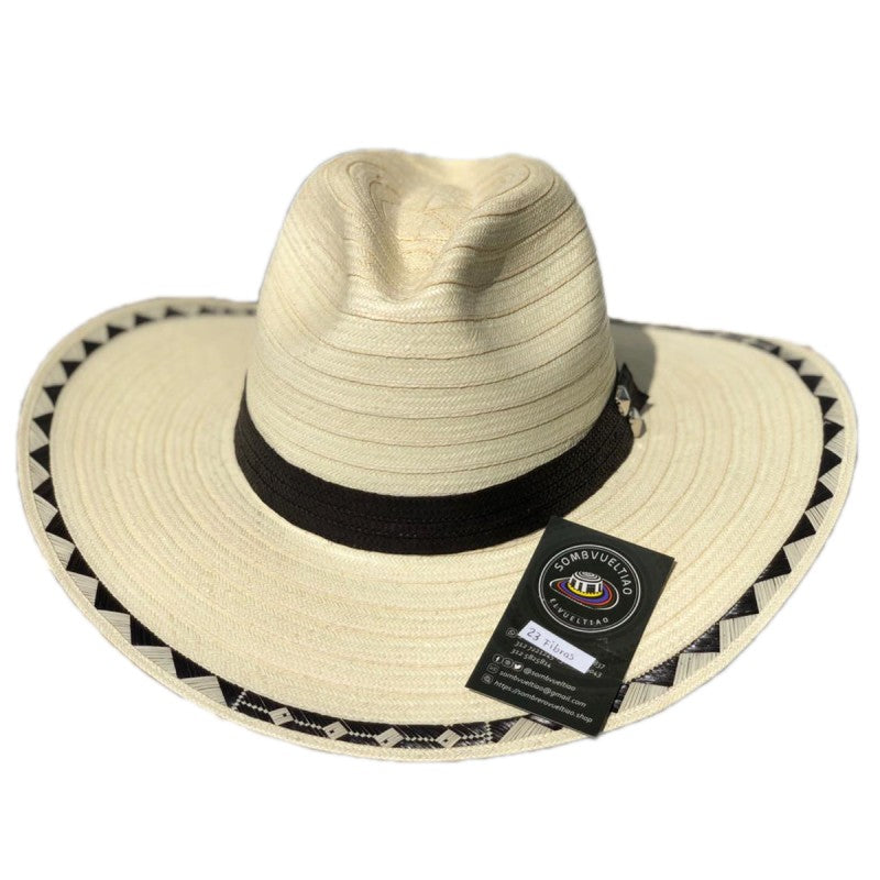 Sombrero Ala Corta Tejido Fino