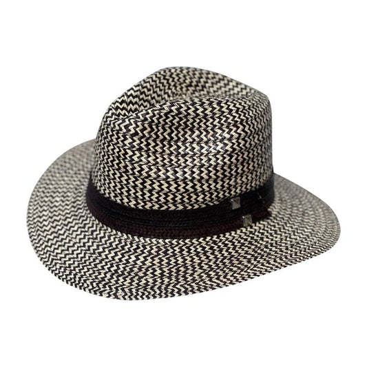 Sombrero Ala Corta Panameño Gris MY