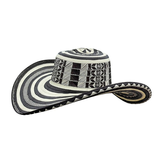 Sombrero Tradicional 15 Fibras + Estuche + Correa + Llavero MY