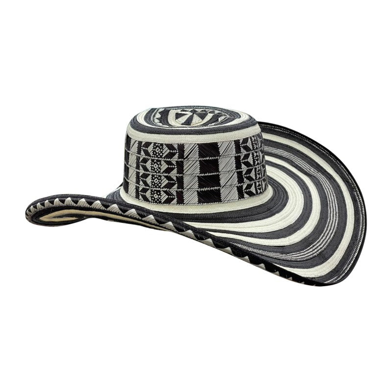 Sombrero Tradicional 15 Fibras + Estuche + Correa