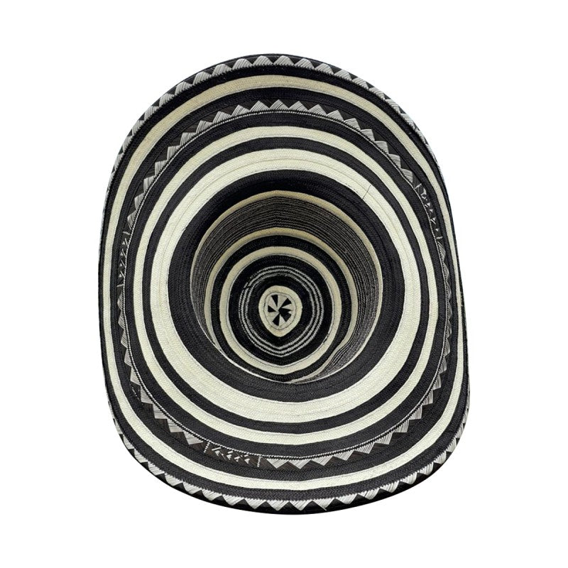 Sombrero Tradicional 15 Fibras + Estuche + Correa