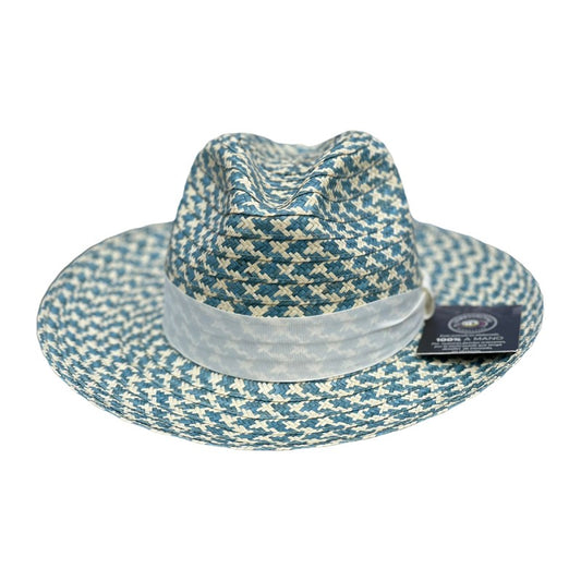 Sombrero Exclusivo Fedora Caña Flecha Azul MY