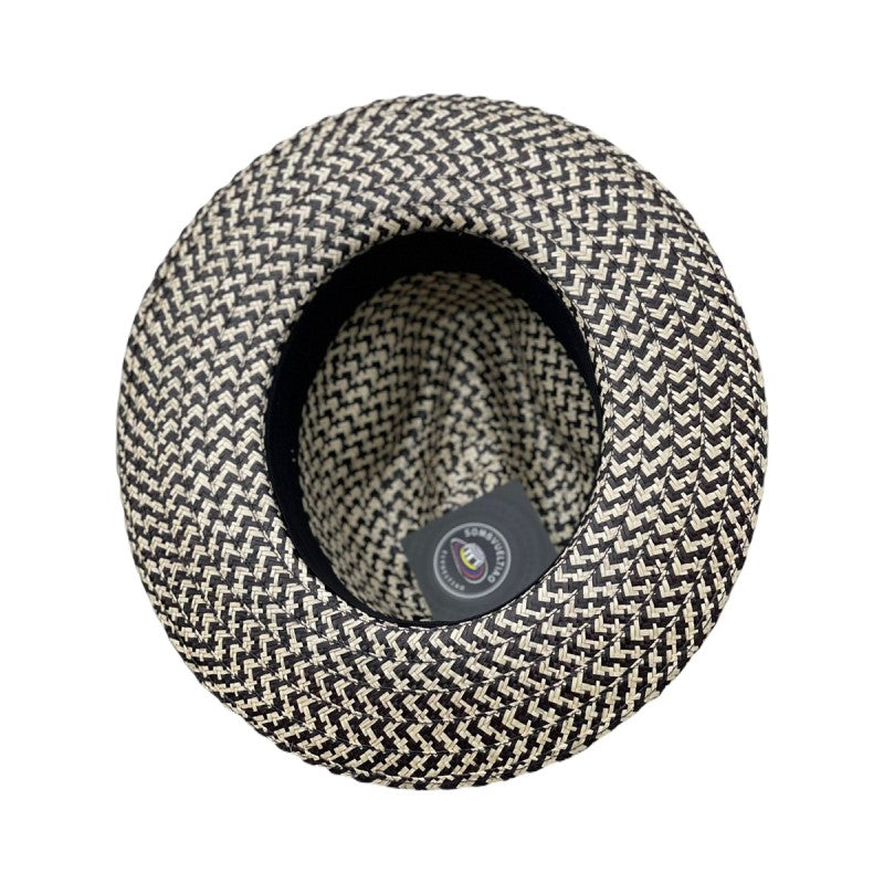 Sombrero Fedora Exclusivo Tejido Figuras