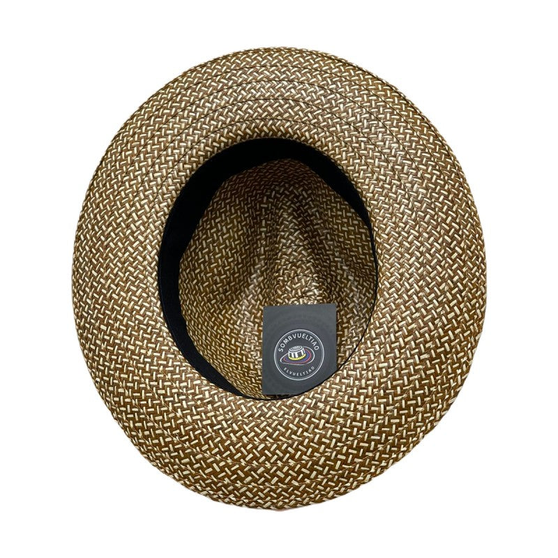Sombrero Fedora Granito Exclusivo Dorado
