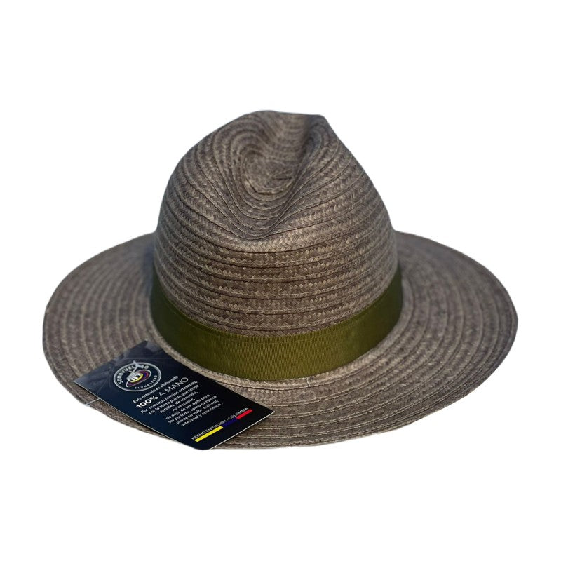 Sombrero Fedora Gris Exclusivo Artesanal