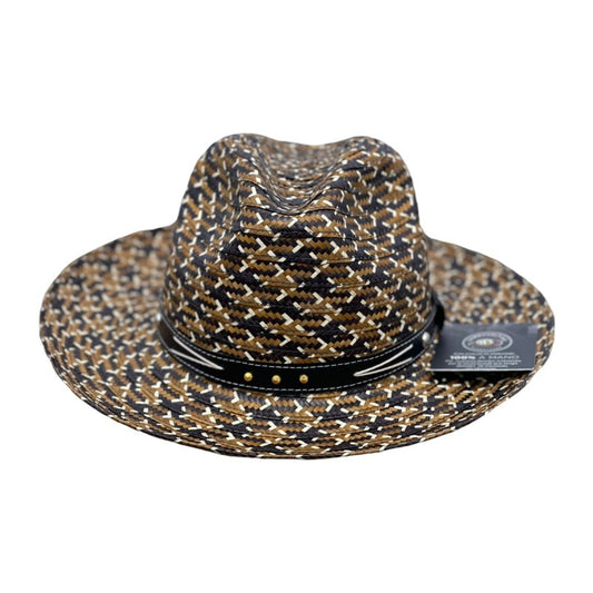 Sombrero Fedora Marrón Exclusivo A Mano MY