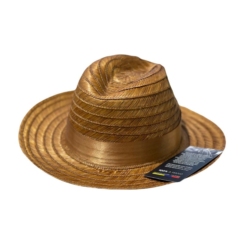 Sombrero Fedora Vueltiao De Lujo Marrón