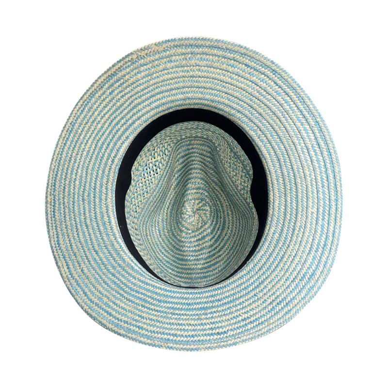 Sombrero Panameño Azul Fino Calidad