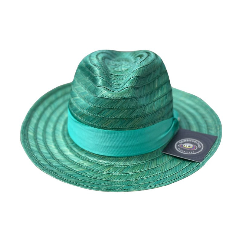 Sombrero Vueltiao Fedora De Lujo Verde