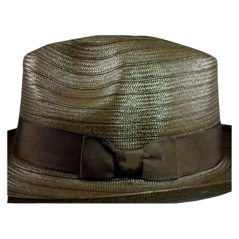 Sombrero Vueltiao Fedora Tejido Fino Marron Oscuro