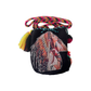 Mochila Pequeña Exclusiva Negra Diseño India
