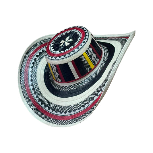 Sombrero 23 Fibras Extrafino Diseño Multicolor