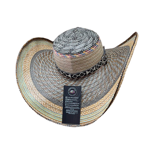 Sombrero 23 Fibras con Pegue Diseño Único Exclusivos