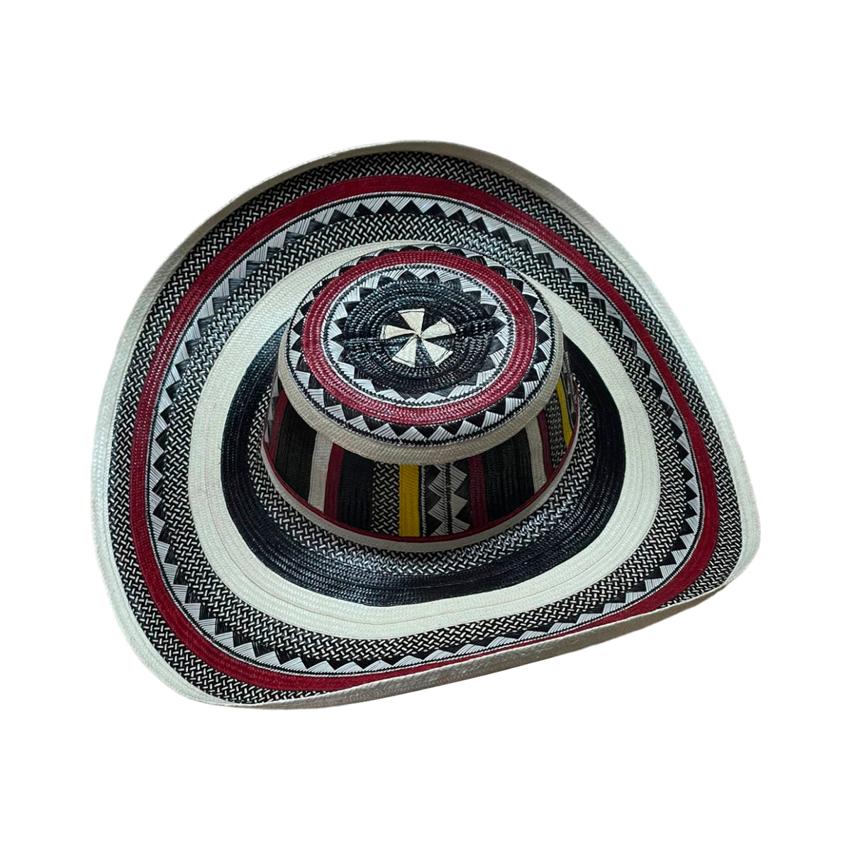 Sombrero 23 Fibras Extrafino Diseño Multicolor