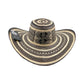 Sombreros 19 Fibras Negro con Blanco