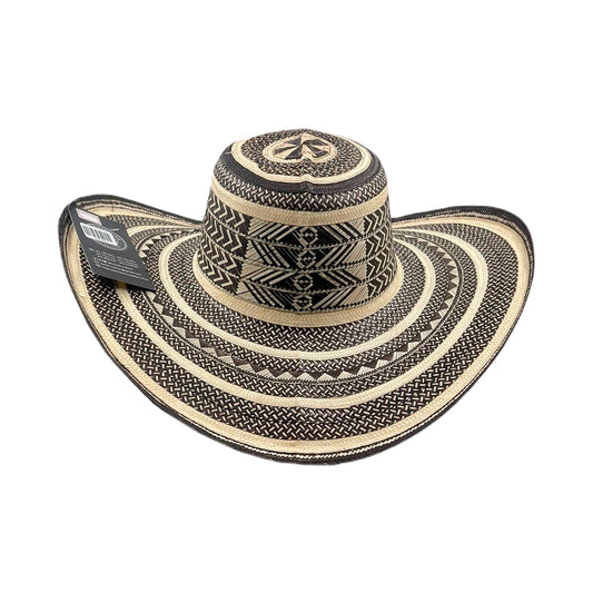 Sombreros 19 Fibras Negro con Blanco