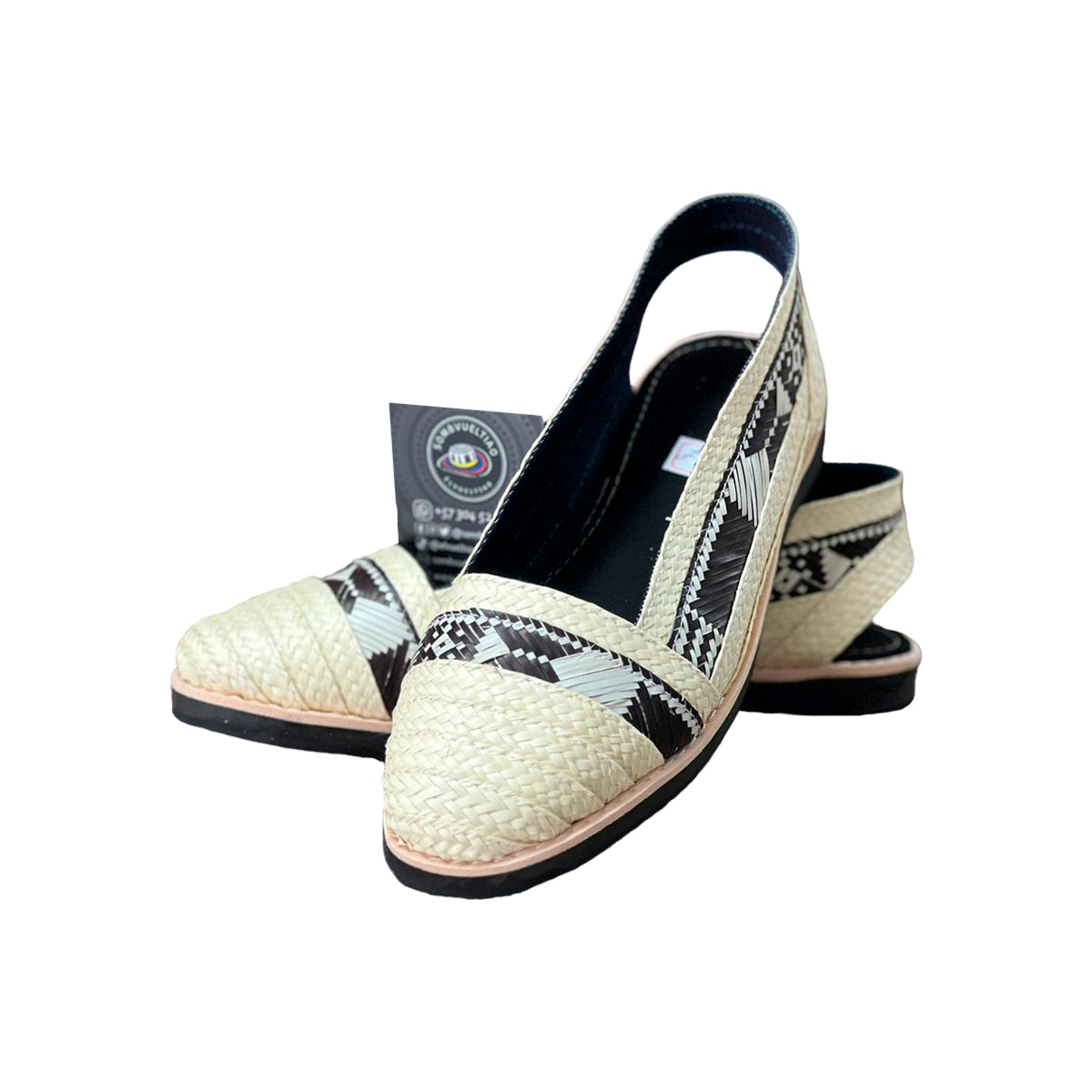 Alpargatas Artesanales Diseño Beige con Figuras