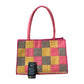 Bolso Ajedrez Caña Flecha Multicolor a Mano