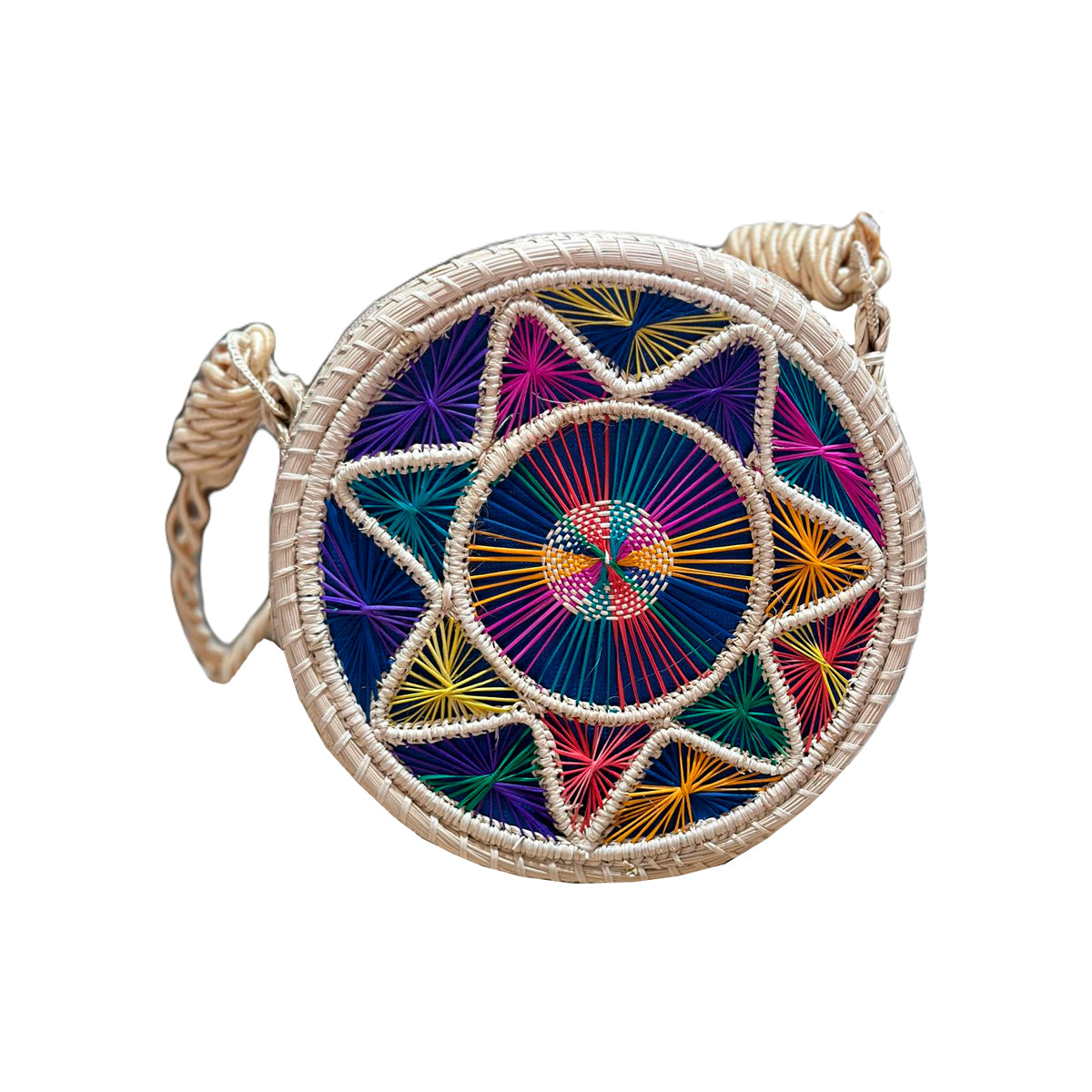 Cartera Diseño Circular Exclusiva Multicolor