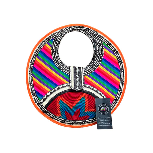 Bolso CD Exclusivo Multicolor con Diseño Naranja