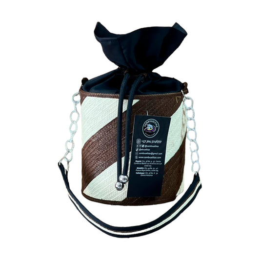 Bolso Cilindro Exclusivo Diseño Único Figuras