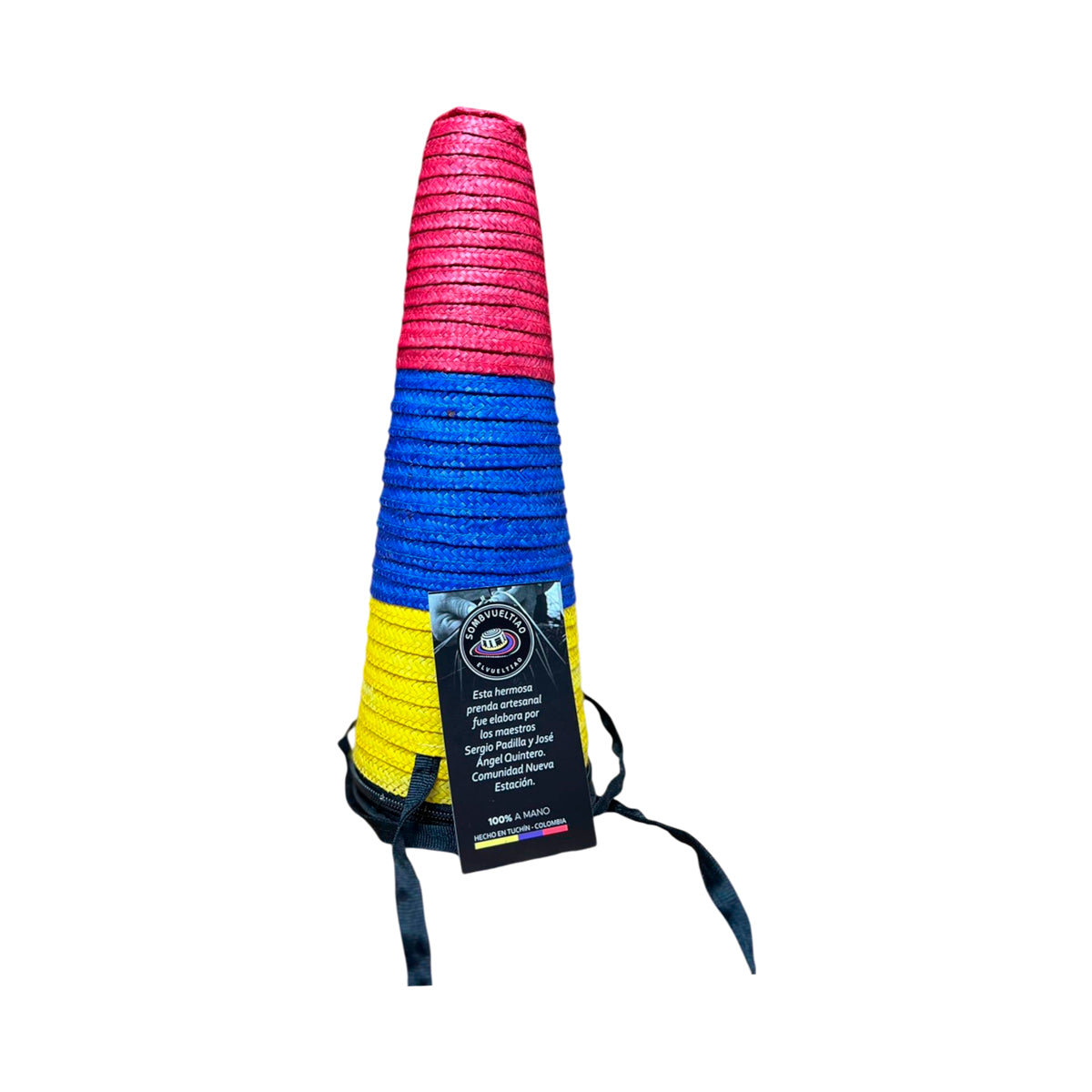Estuche Tricolor para Sombrero Vueltiao Exclusivo