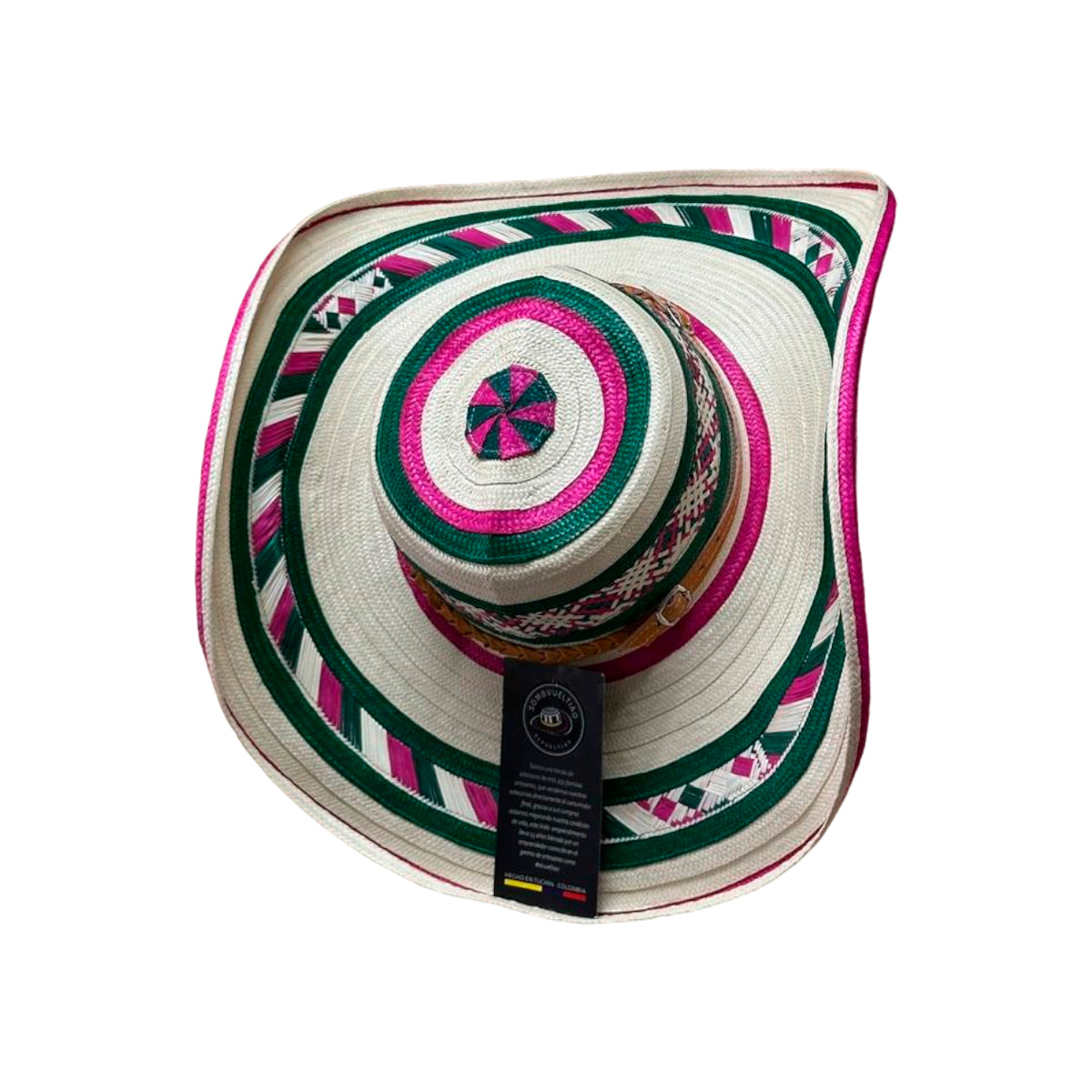 Sombrero 23 Fibras Exclusivo Diseño Multicolor