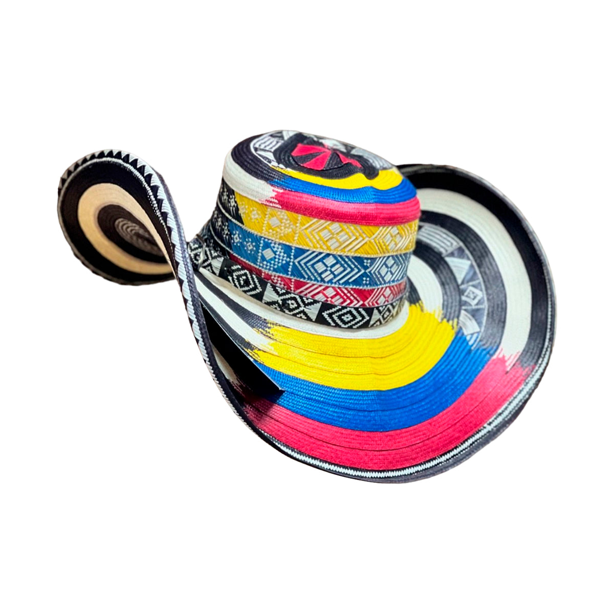 Sombrero 27 Fibras Tricolor Extrafino a Mano