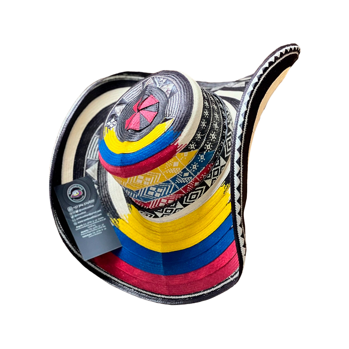 Sombrero 27 Fibras Tricolor Extrafino a Mano