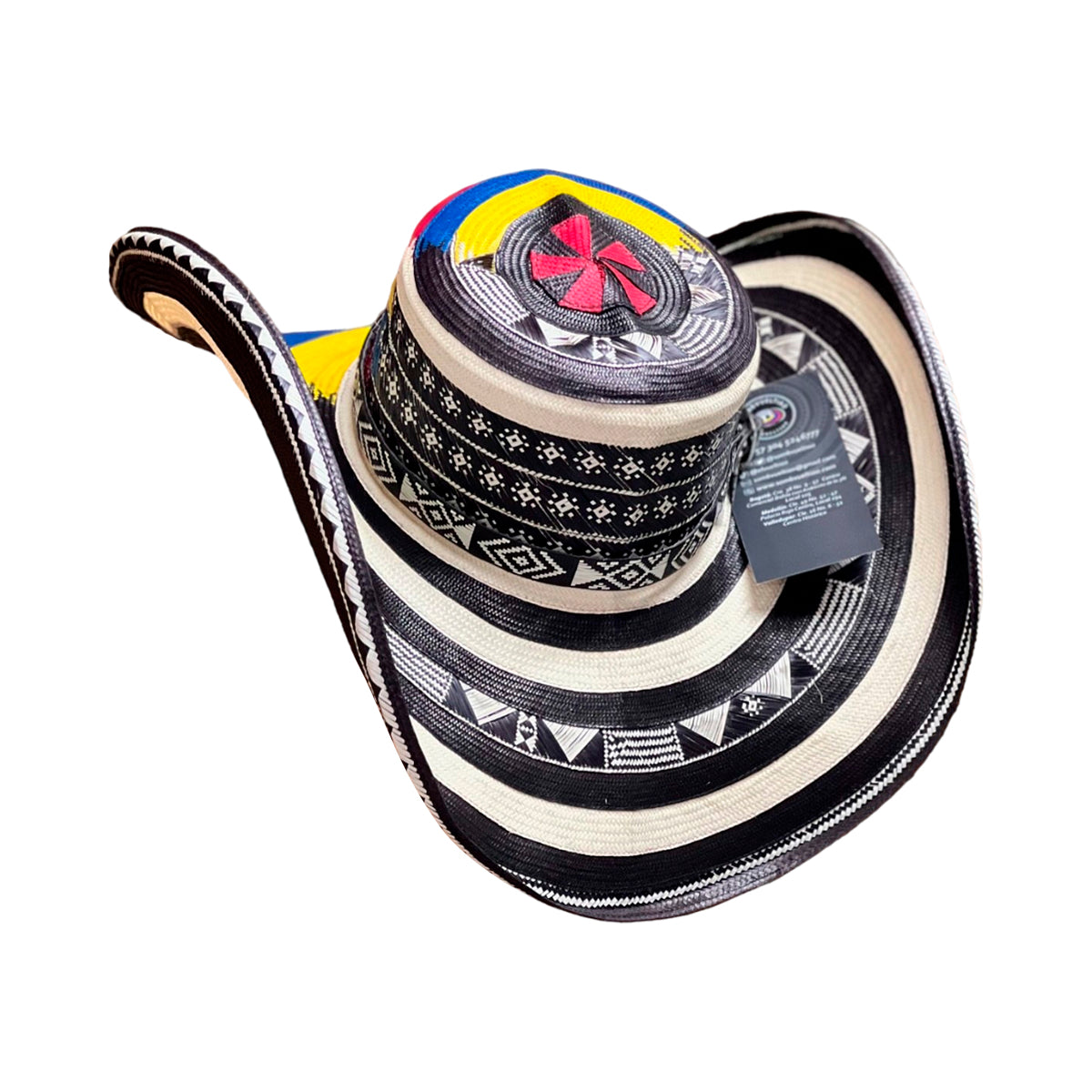 Sombrero 27 Fibras Tricolor Extrafino a Mano