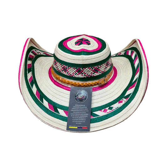 Sombrero 23 Fibras Exclusivo Diseño Multicolor