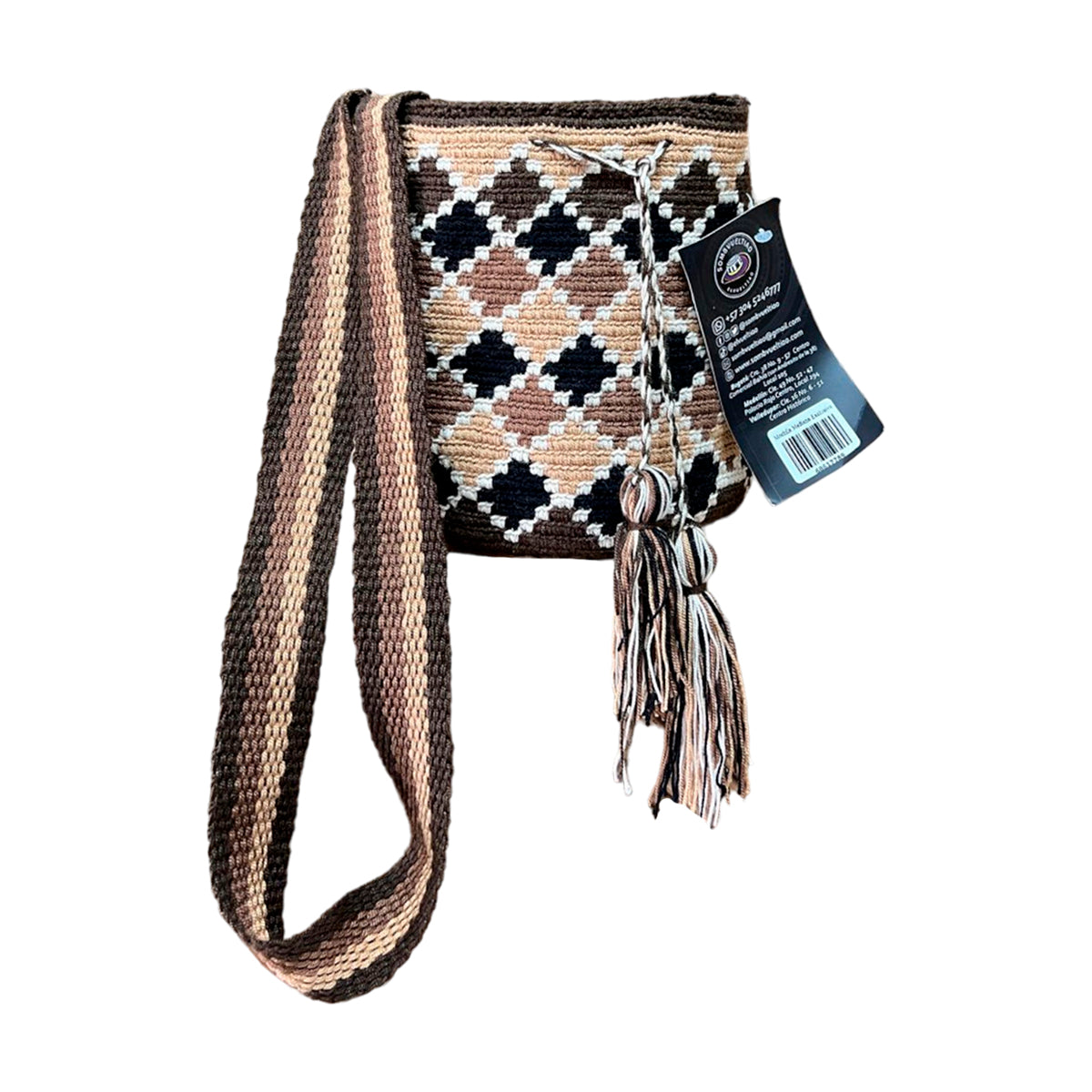 Mochila Wayuu Mediana Exclusiva Multicolor