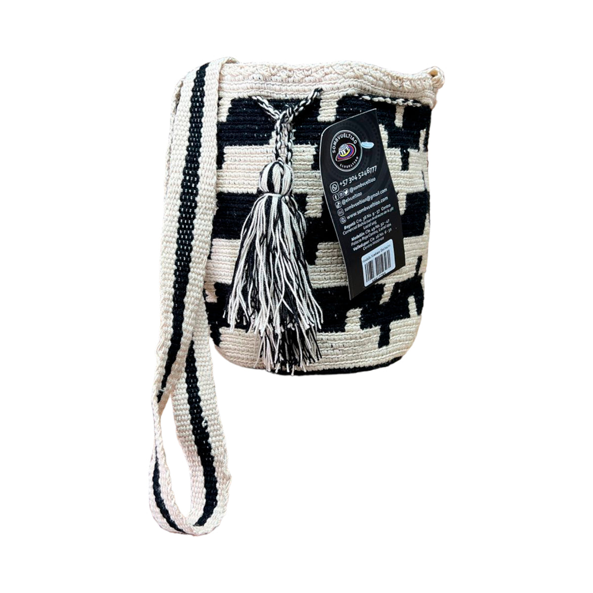 Mochila Wayuu Mediana Exclusiva Multicolor