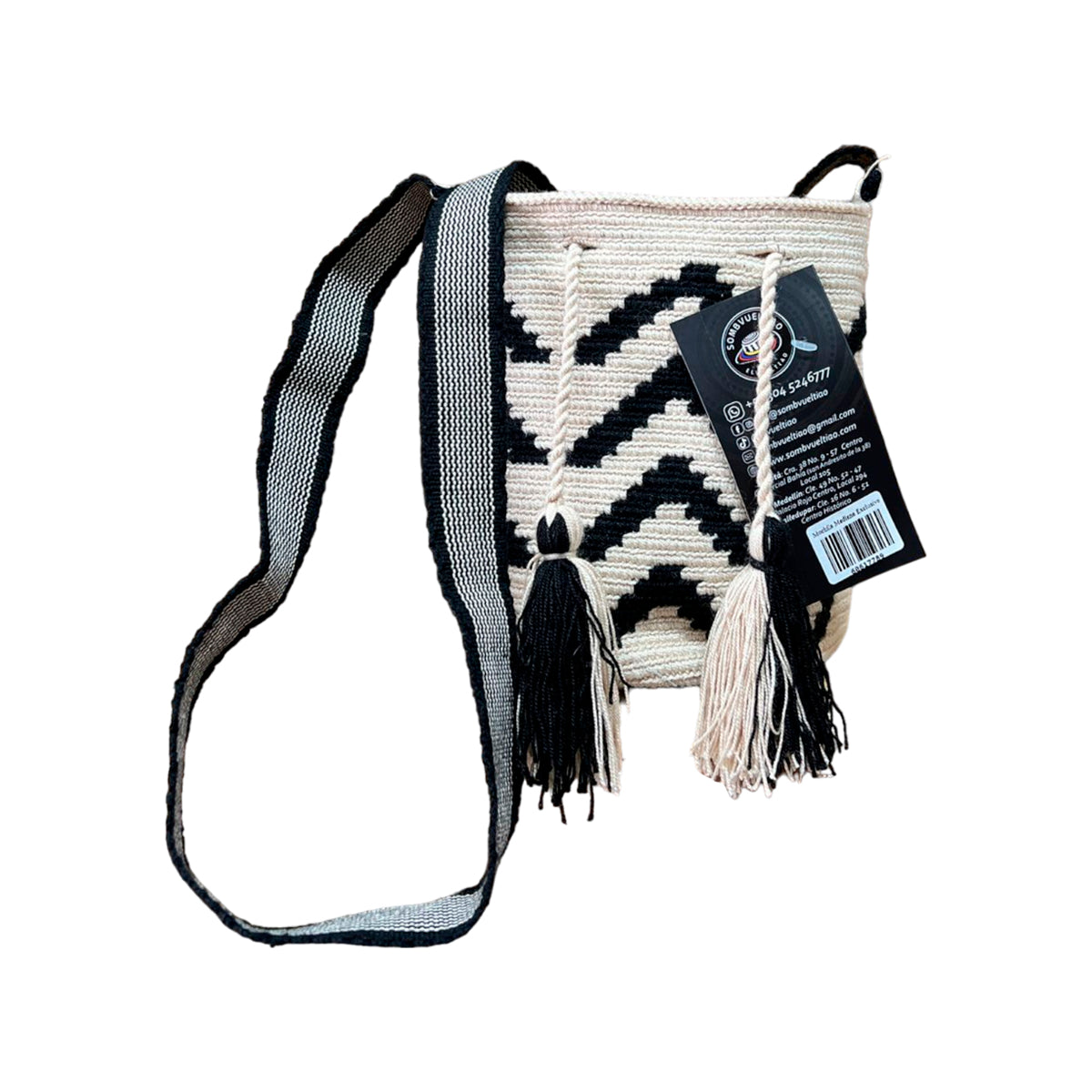 Mochila Wayuu Mediana Exclusiva Multicolor