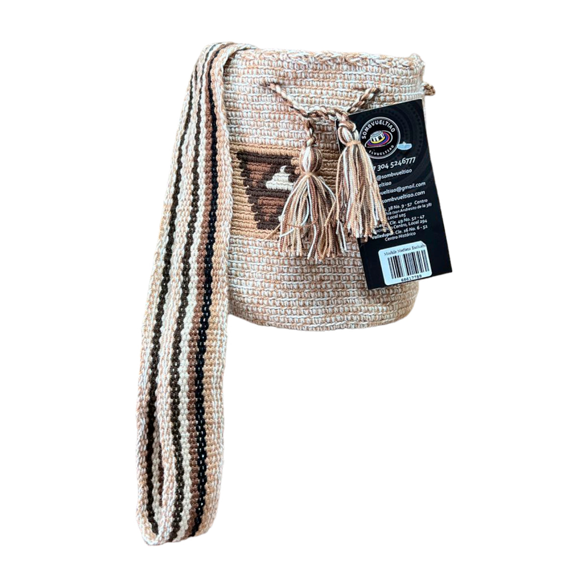 Mochila Wayuu Mediana Exclusiva Multicolor