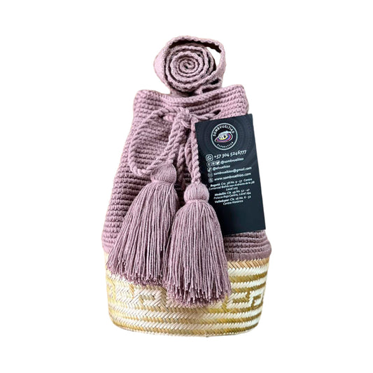 Mochila de Hilo Diseño Morado