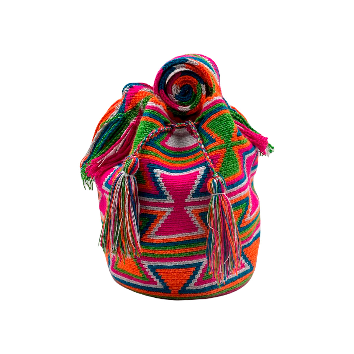 Mochila Wayuu Multicolor Diseño Único