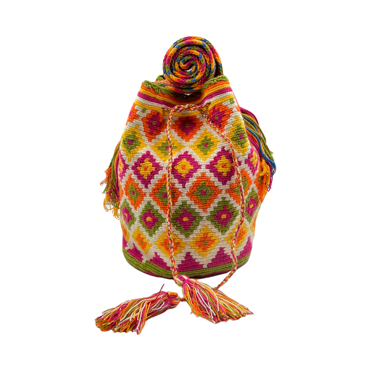 Mochila Wayuu Multicolor Diseño Único