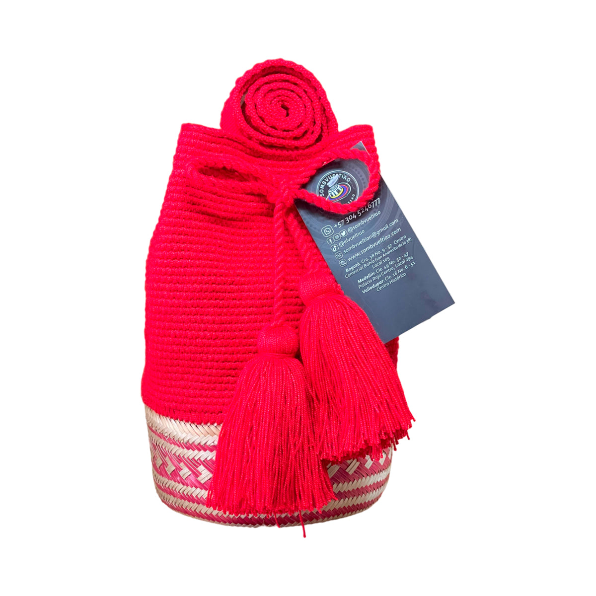 Mochila de Hilo con Fondo de Hiraca