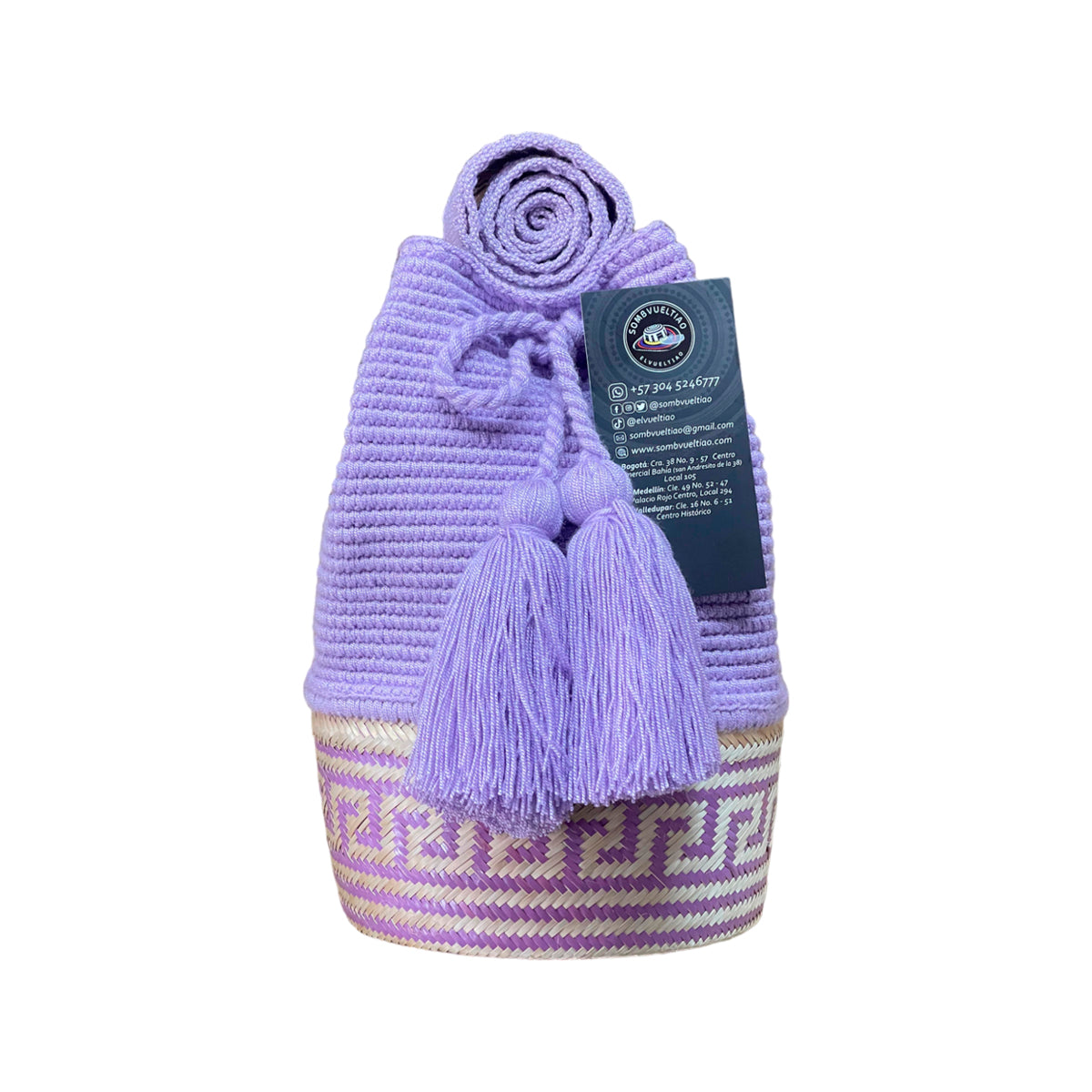 Mochila de Hilo con Fondo de Hiraca