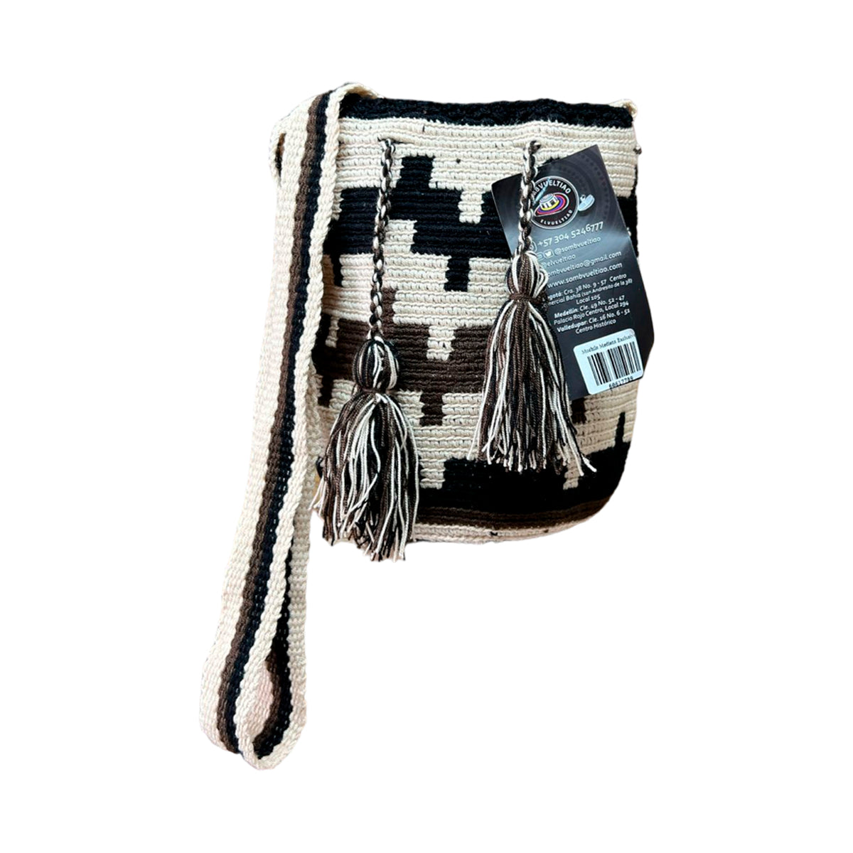 Mochila Wayuu Mediana Exclusiva Multicolor