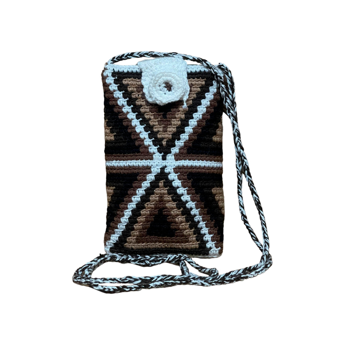 Porta Celular Artesanal Exclusivo en Hilo Colores