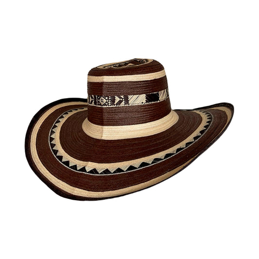 Sombrero 15 Fibras Exclusivo Marrón